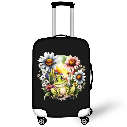 Freckles the Flower Frog Luggage Covers