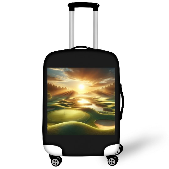 Sunrise Golf Course Luggage Covers