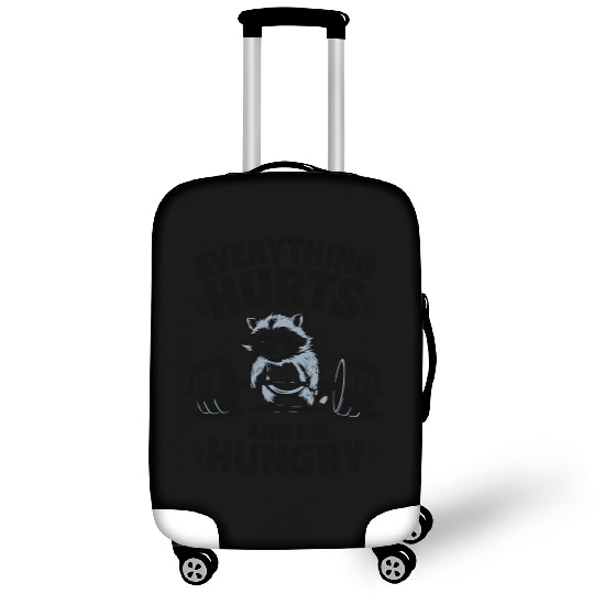 Everything Hurts And I'm Hungry Fitness Gym Sport Luggage Covers