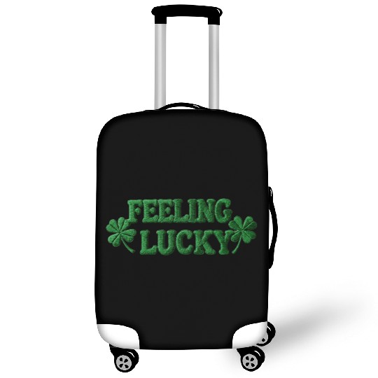 Feeling Lucky Shamrocks Clover Luggage Covers