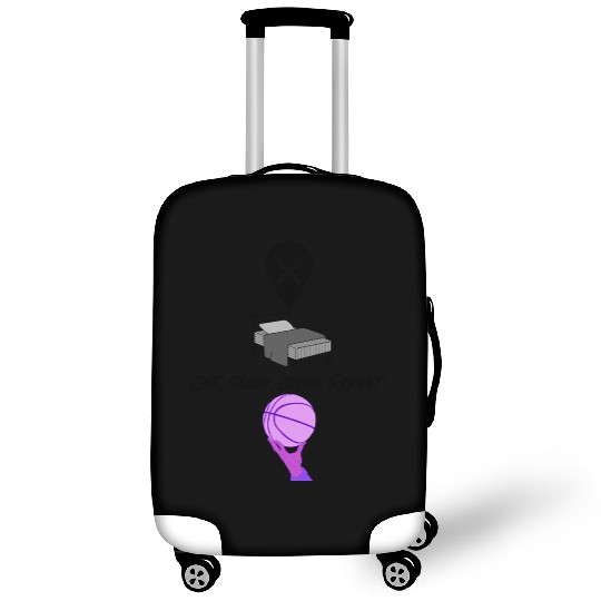 Eat, Sleep, Cross, Repeat Luggage Covers - Casual Unisex