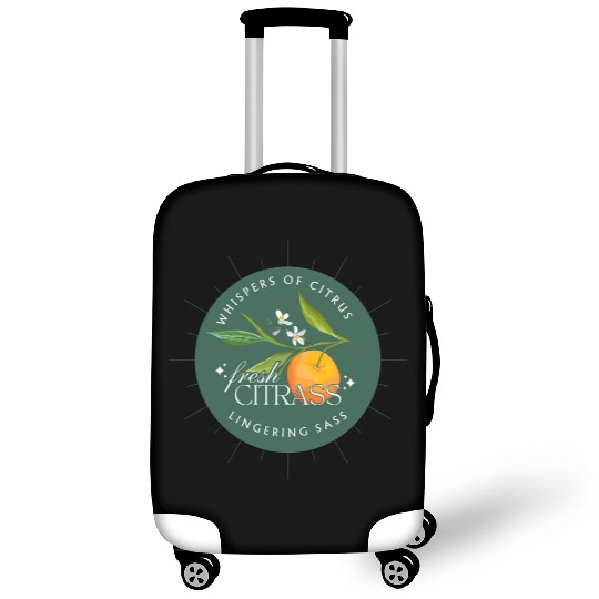 Elegant Citrus Branding Design Luggage Covers
