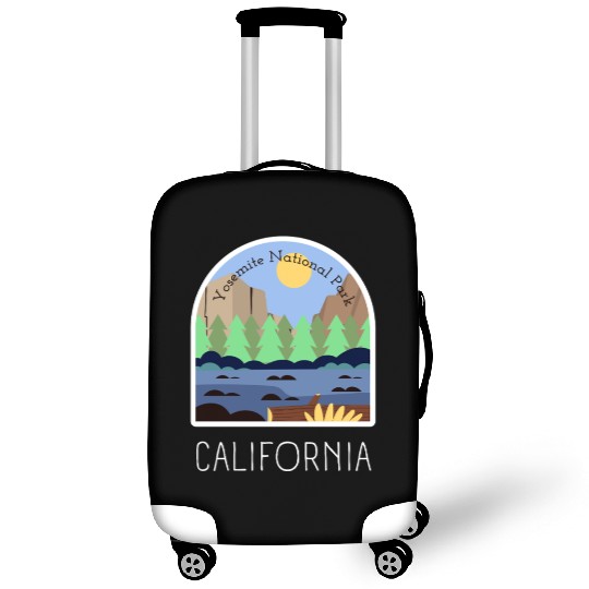 Retro Yosemite National Park California Luggage Covers