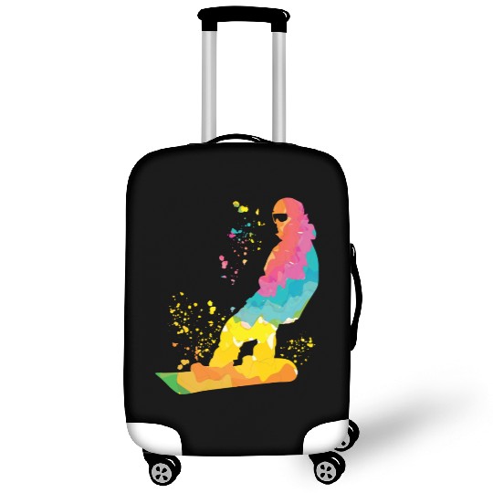 Snowboarder Snowboard Snowboarding Luggage Covers