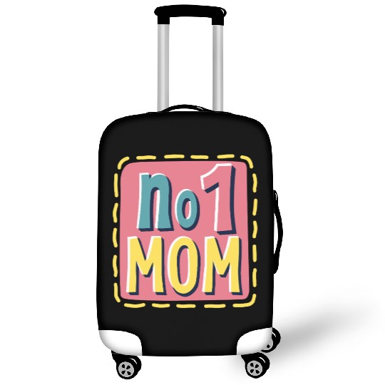 Number 1 Mom - Colorful & Loving Mother's Day Luggage Covers