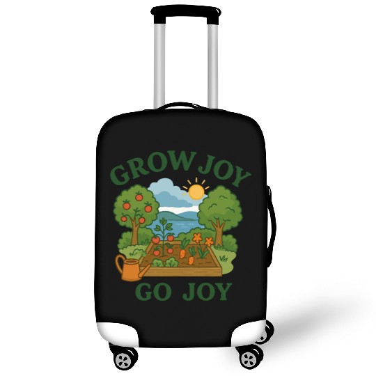 Grow Joy Go Joy Garden Nature Quote Luggage Covers