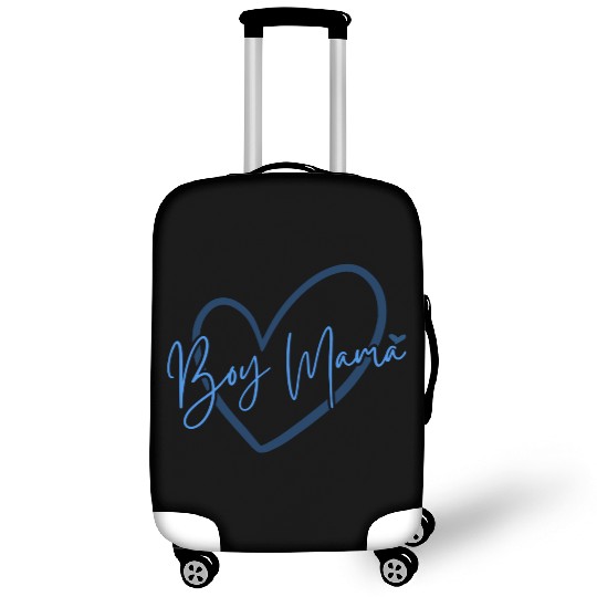 Boy Mama Blue Hearts – Sweet Modern Mom Design Luggage Covers