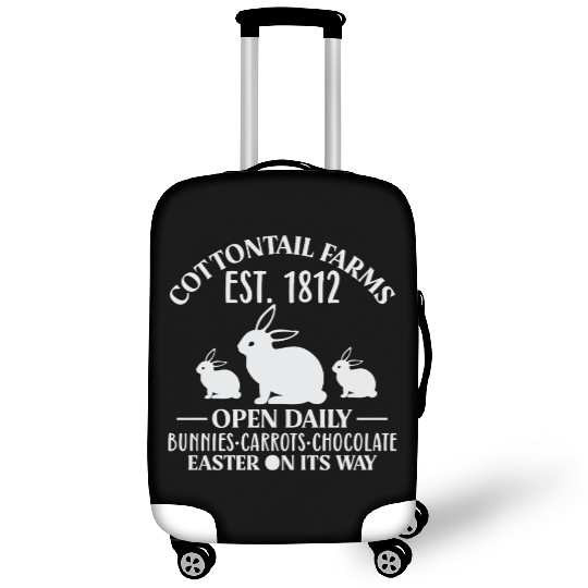 Cottontail Farm Est 1812 Open Daily Bunnies Easter Luggage Covers