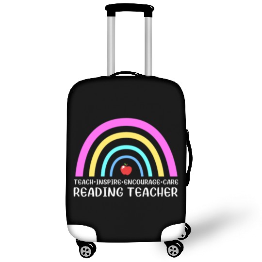 Reading Teacher Literature Book Library Luggage Covers