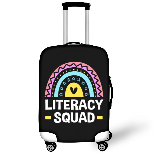 Reading Teacher Book Literacy Squad Luggage Covers