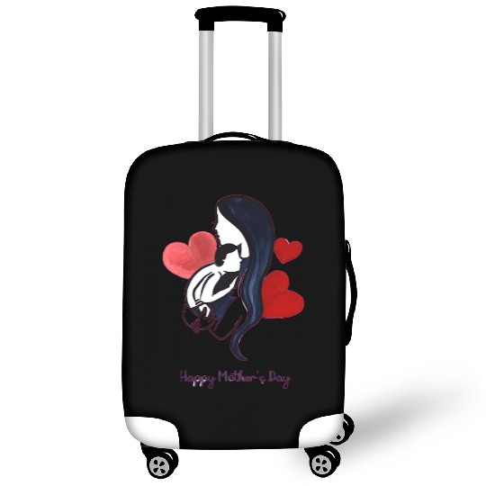 Elegant Mother's Embrace – Happy Mother's Day Luggage Covers