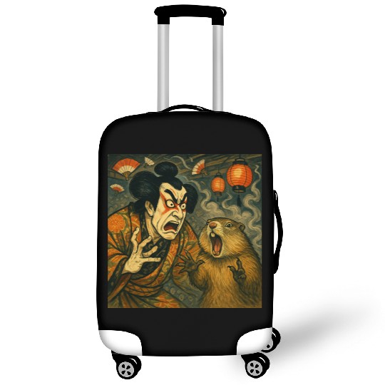 Kabuki Showdown – The Ultimate Scream-Off Luggage Covers