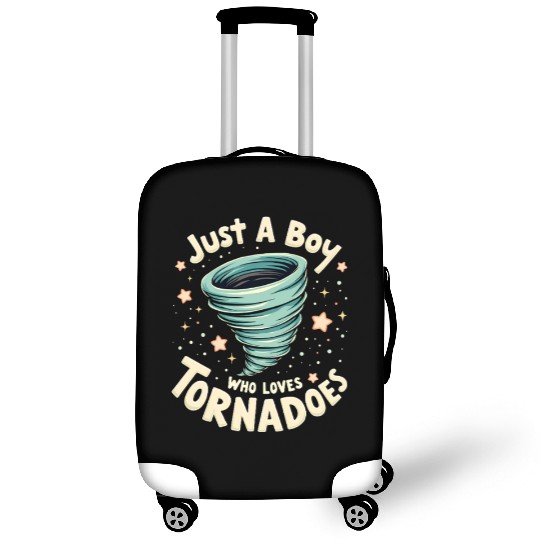 Just A Boy Who Loves Tornadoes Storm Meteorologist Luggage Covers