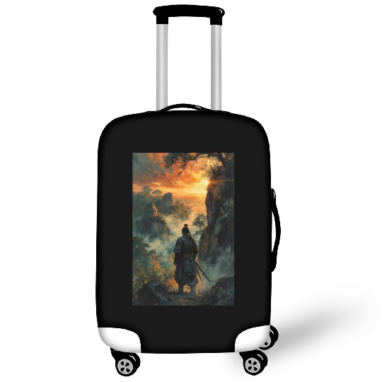 Twilight Ronin Solitude at the Edge Luggage Covers
