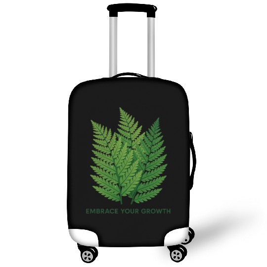 Embrace Your Growth | Fern Design Luggage Covers