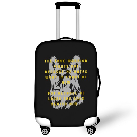 True Warrior German Shepherd , Loyal Defender Luggage Covers