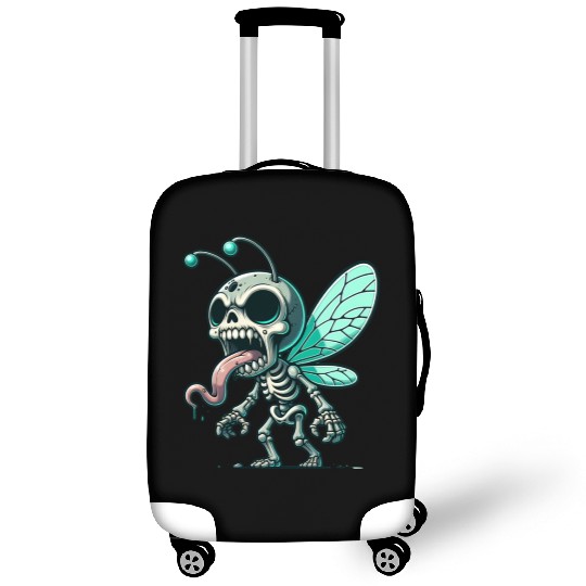 Insect Skeleton Mutant – Tongue-Out Creepy Bug Luggage Covers