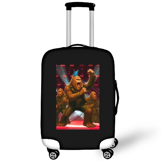 Bigfoot Punk Rock Band Rocking the House Luggage Covers