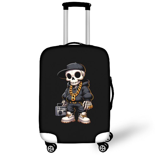 Skully B – Bone Beats & Bling Luggage Covers