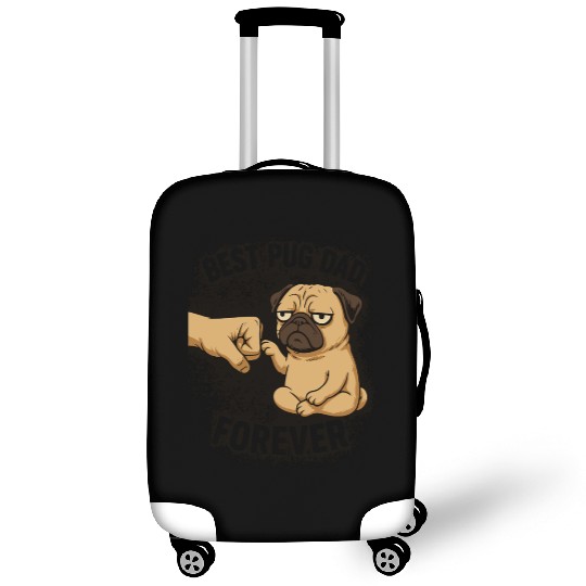 BEST PUG DAD FOREVER Luggage Covers