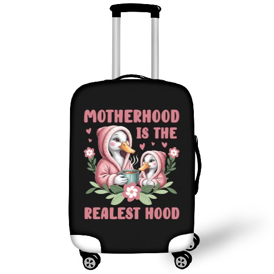 Motherhood is The Realest Hood Mother's Day Luggage Covers