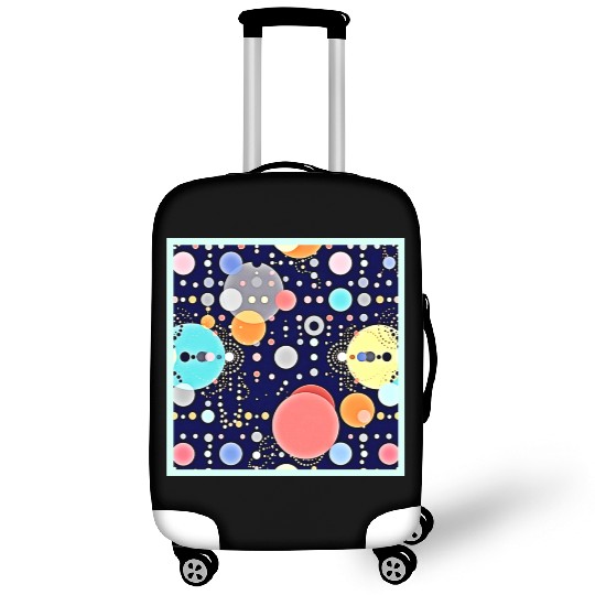 Joyful Bubble Universe Vision Luggage Covers
