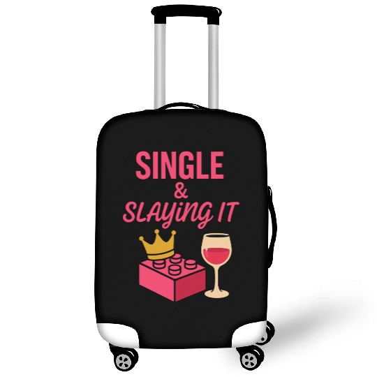 Single Mom Life Chaos Coordinator Wine Coffee Luggage Covers