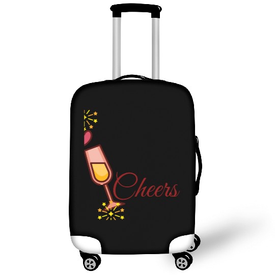 Unisex Luggage Covers – Fun Party Vibes Luggage Covers for couple