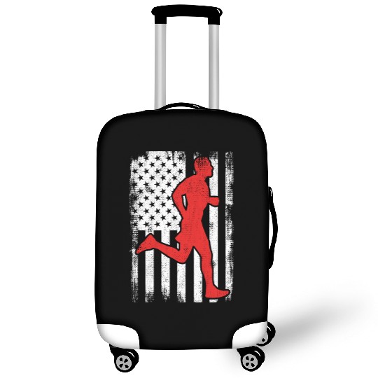 Patriotic US Runner Luggage Covers