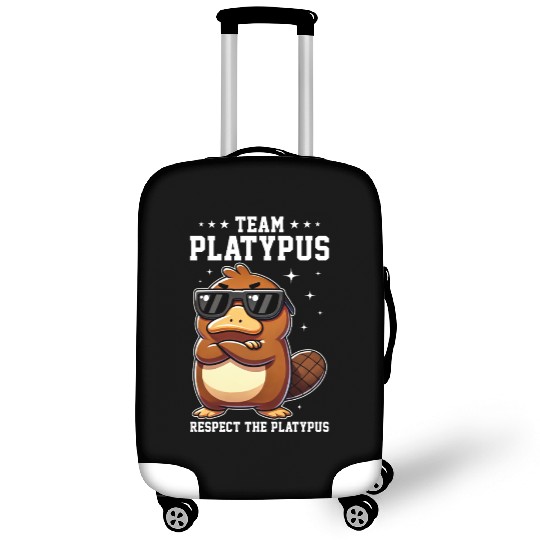 Funny Team Platypus Respect The Platypus Cool Luggage Covers