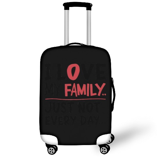 Love Family Handwritten Quote Design Luggage Covers