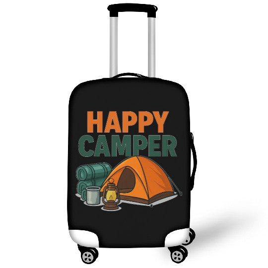 Happy Camper – Cozy Camping Vibes Luggage Covers