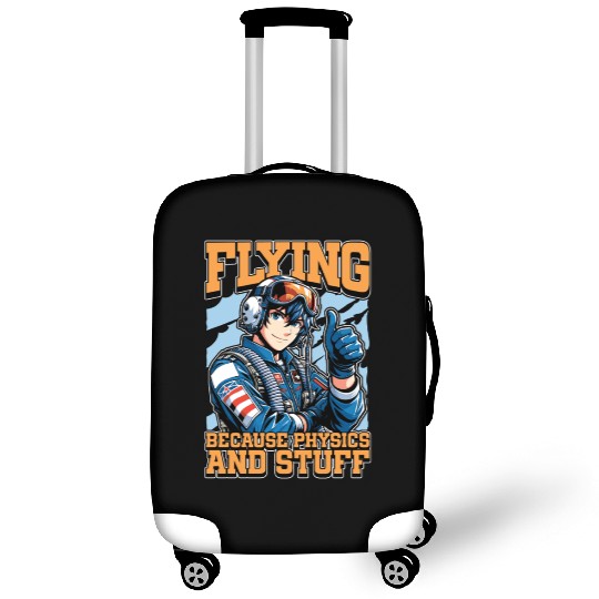 Aerobatic Pilot Flying Because Physics Aviation Luggage Covers