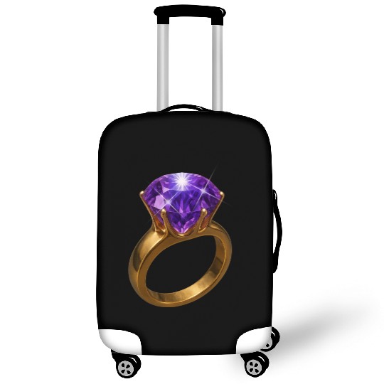 Royal Amethyst: The Elegance of Purple Gemstone Luggage Covers