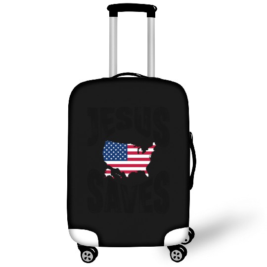 Jesus Saves USA Luggage Covers