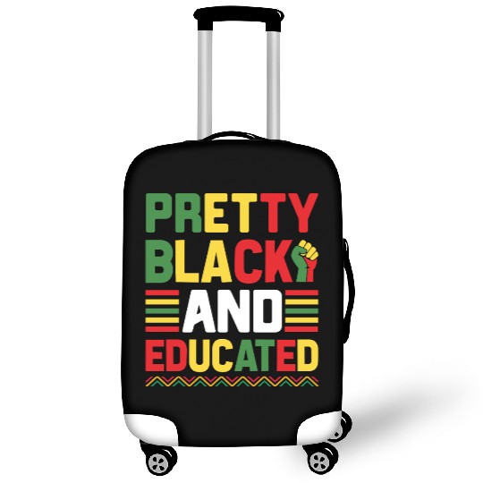 Pretty Black And Educated Juneteenth Luggage Covers