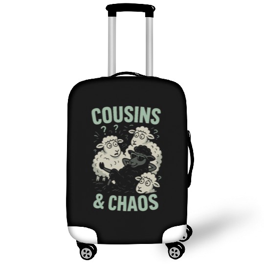 Funny Black Sheep Cousin Quirky Family Outcast Luggage Covers