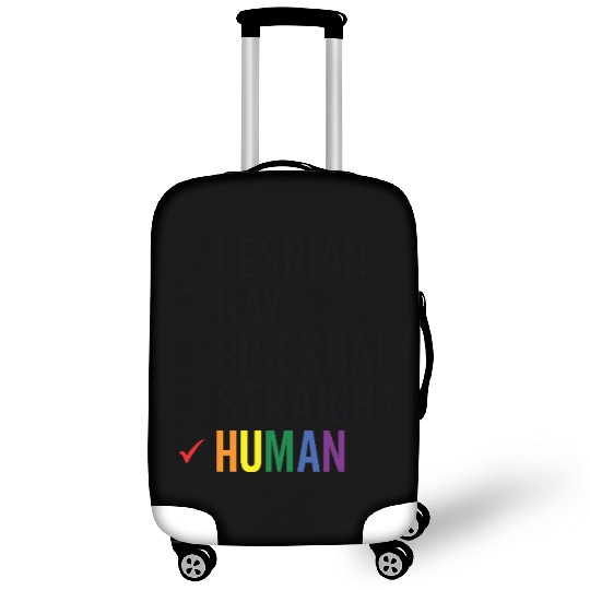 Gay Pride lesbian gay bisexual straight human Luggage Covers