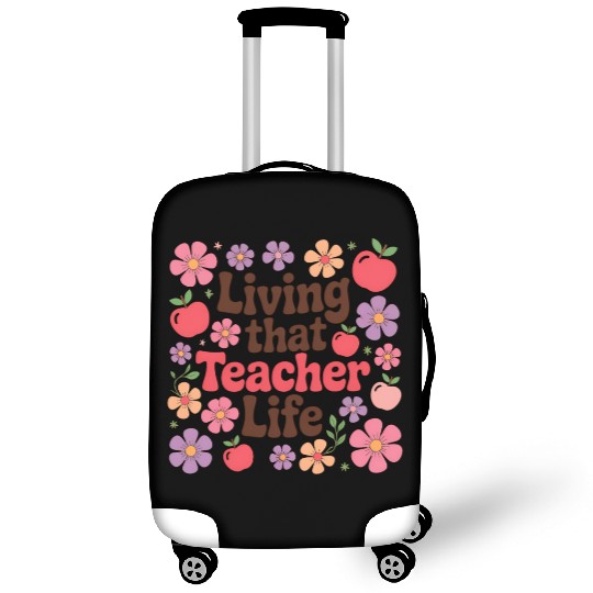 Teacher Floral Living That Teacher Life Luggage Covers