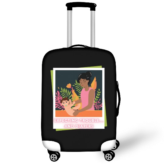 First Time Mom Vibes – Expecting Mother Luggage Covers