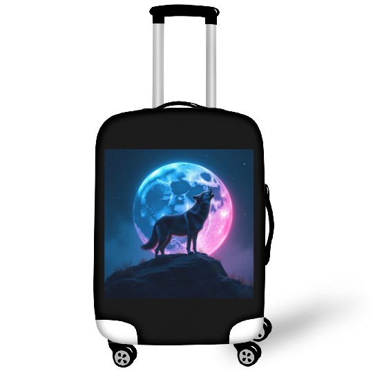 Howl of the Neon Moon Luggage Covers