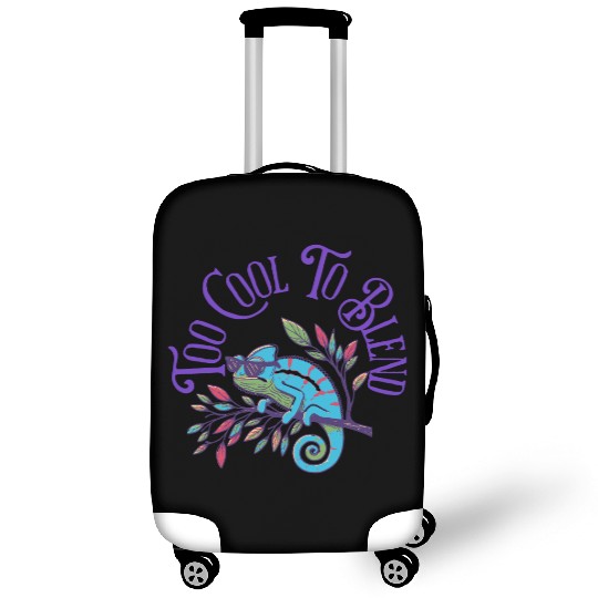 Too Cool to Blend – Chameleon Attitude Luggage Covers