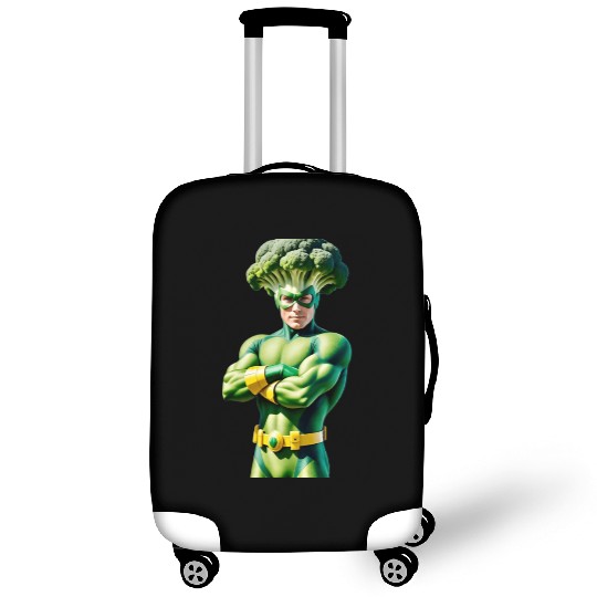 Broccoli Superhero Luggage Covers