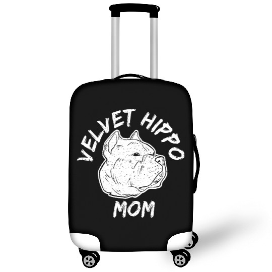 Velvet Hippo Mom – Bully Dog Lovers Luggage Covers