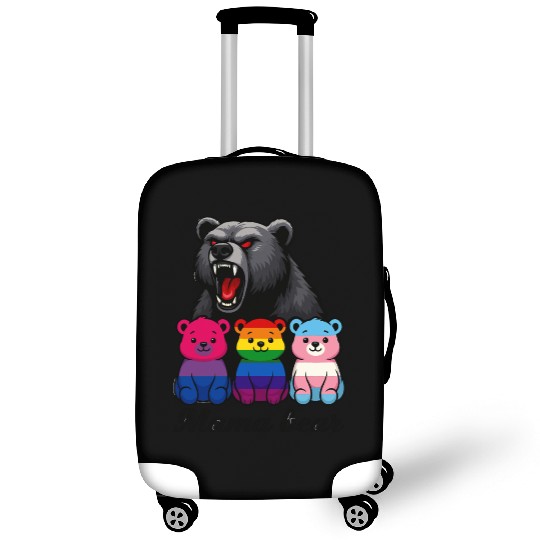 Mama Bear Pride Cubs Luggage Covers