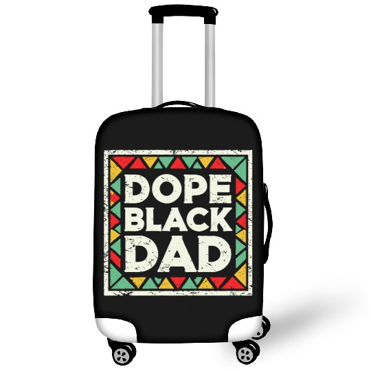 Dope Black Dad Black History Luggage Covers