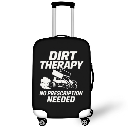 Sprint Car Racing Dirt Track Speed Oval Race Luggage Covers