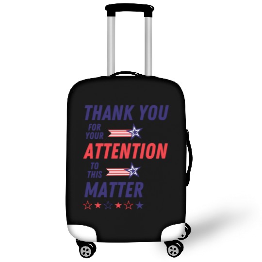 Patriotic Thank You Message Design Luggage Covers