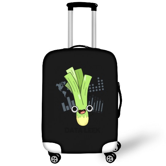 Data Leek Funny Computer Veggie Pun Luggage Covers