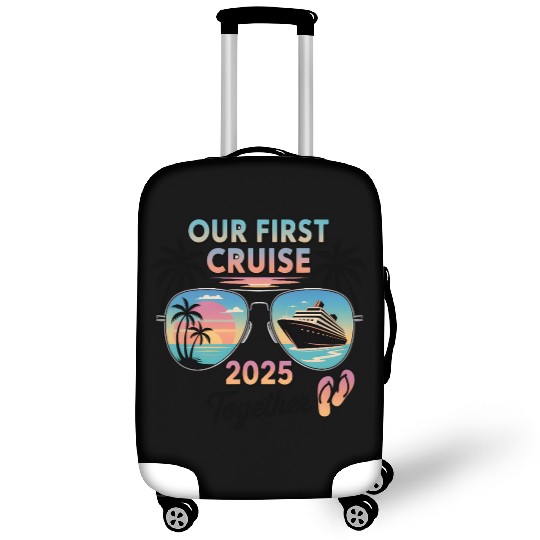 First Cruise 2025 Sunset Sunglasses Design Luggage Covers
